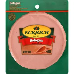 Eckrich Sliced Bologna Lunchmeat, 12 oz