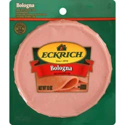 Eckrich Sliced Bologna Lunchmeat, 12 oz