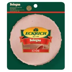 Eckrich Sliced Bologna Lunchmeat, 12 oz