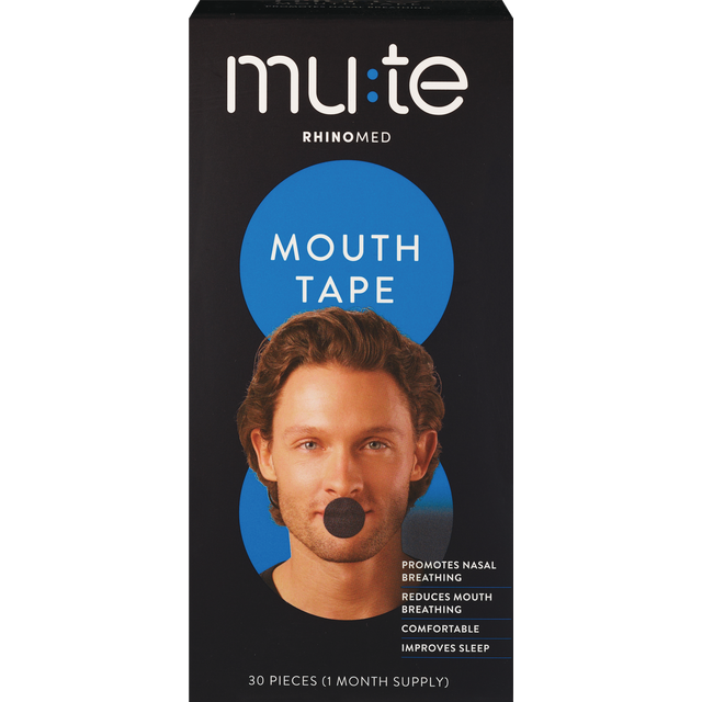 slide 1 of 1, Mute Mouth Tape, 30 ct
