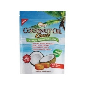 slide 1 of 1, Healthy Delights Coconut Oil Soft Chews, 30 ct