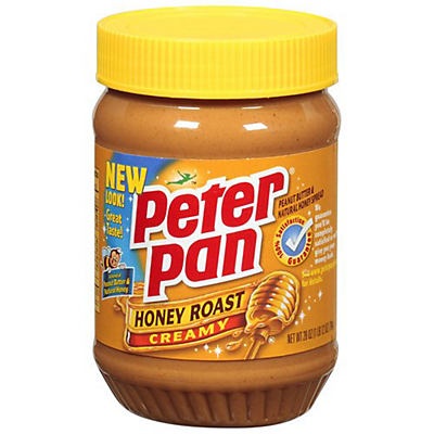 slide 1 of 1, Peter Pan Honey Roast Creamy Peanut Butter Spread, 28 oz