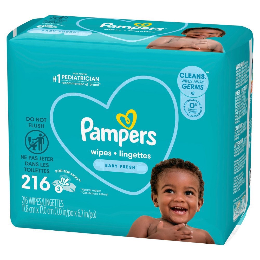 slide 43 of 106, Pampers Complete Clean Baby Fresh Scent Wipes, 3 pk; 72 ct