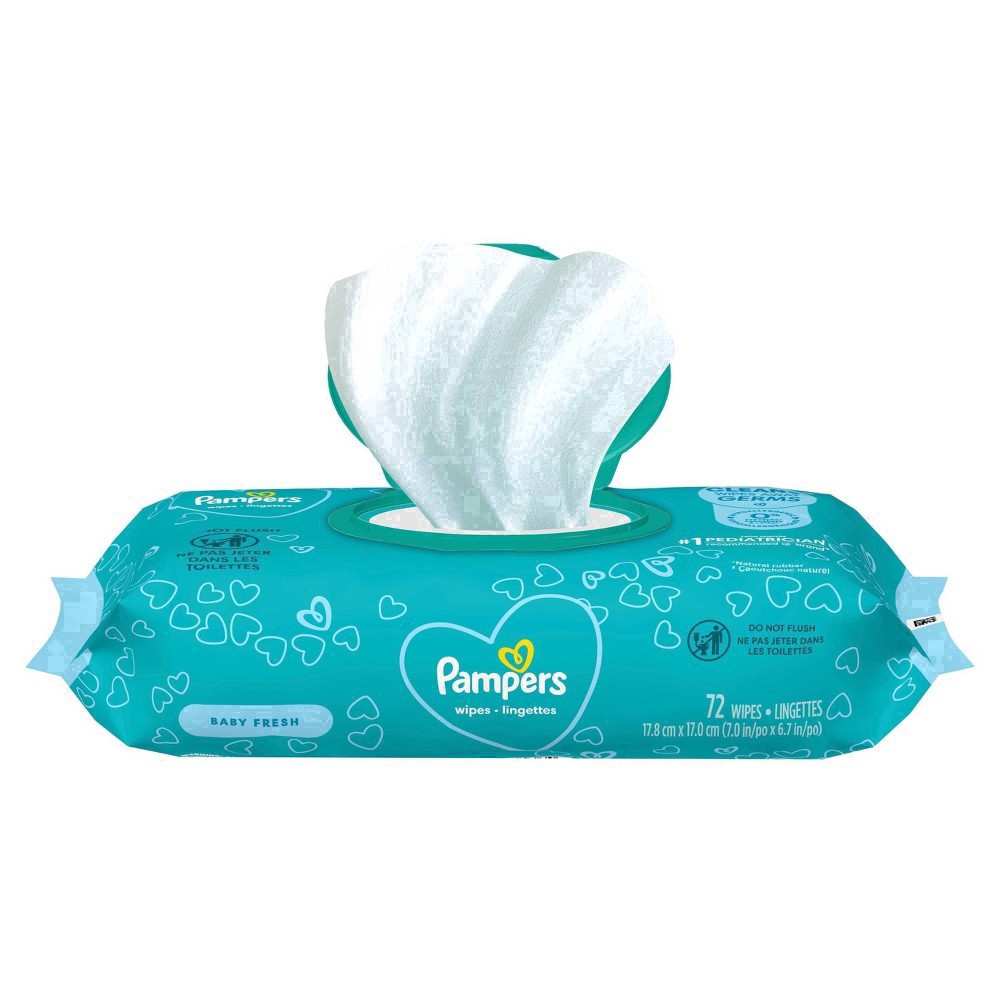 slide 8 of 106, Pampers Complete Clean Baby Fresh Scent Wipes, 3 pk; 72 ct