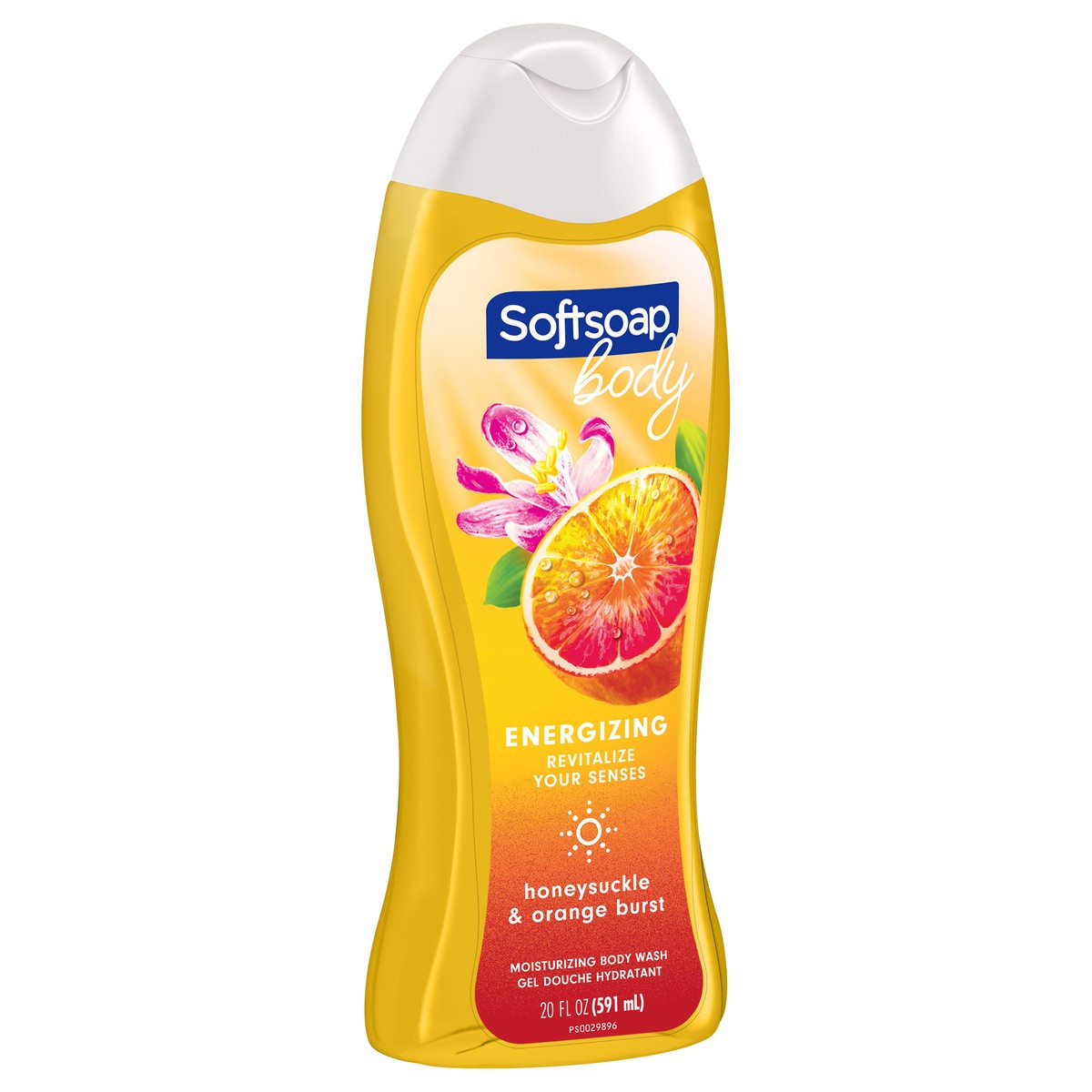 slide 2 of 8, Softsoap Body Honeysuckle & Orange Burst Body Wash, 20 Oz, 20 fl oz