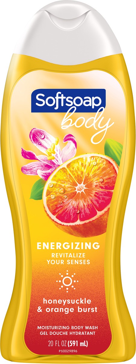 slide 5 of 8, Softsoap Body Honeysuckle & Orange Burst Body Wash, 20 Oz, 20 fl oz