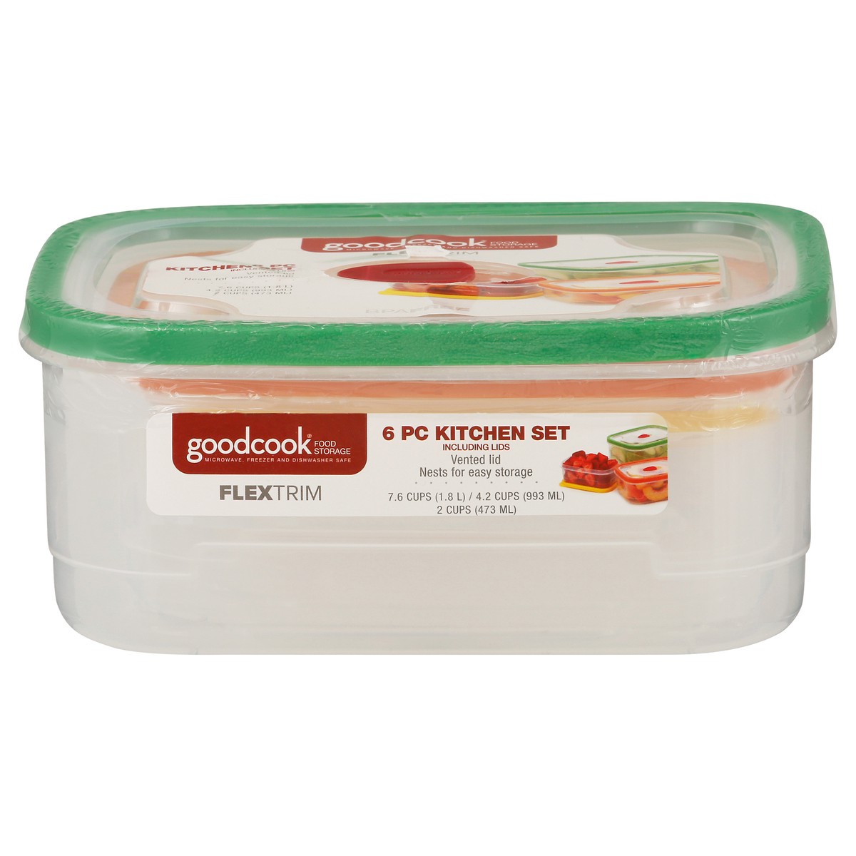 Good Cook - FLEXTRIM 3-Cup Food Storage Container