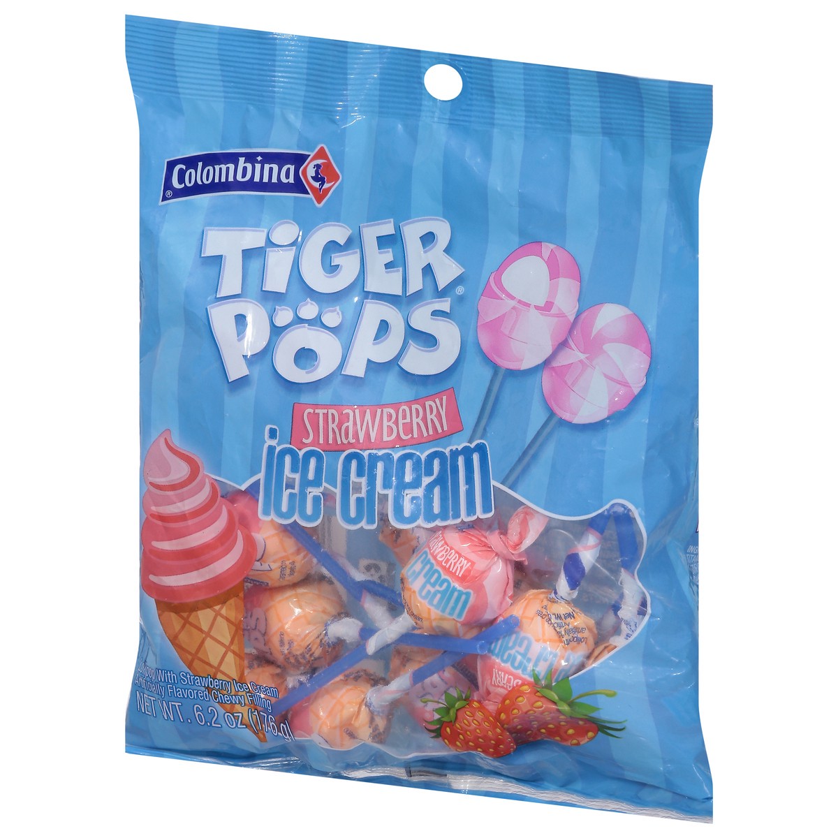 slide 5 of 9, CANDY DSD Tiger Pops Ice Cream, 6.2 oz