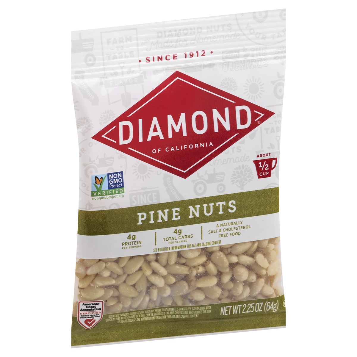 slide 2 of 9, Diamond Pine Nuts 2.25 oz, 