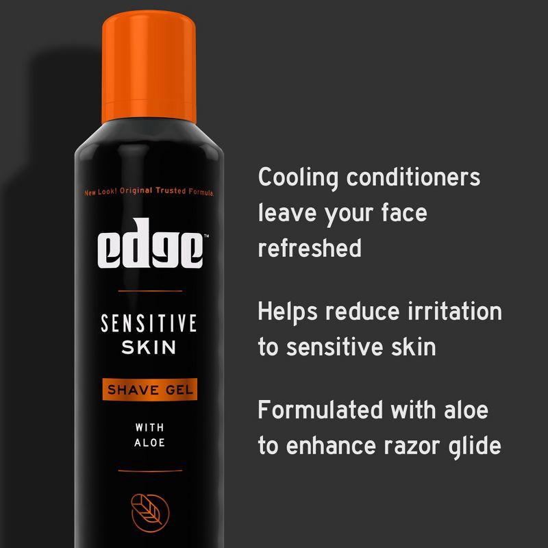 slide 3 of 9, Edge Shave Gel Sensitive Skin - 7 oz, 7 oz