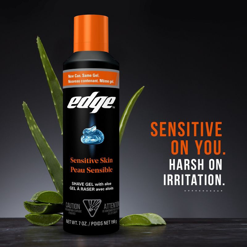 slide 5 of 10, Edge Shave Gel Sensitive Skin - 7 oz, 7 oz