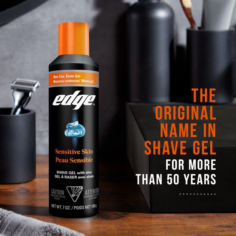 slide 6 of 10, Edge Shave Gel Sensitive Skin - 7 oz, 7 oz