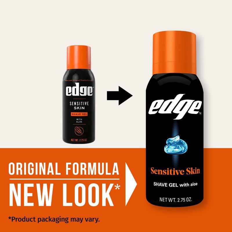 slide 3 of 9, Edge Shave Gel Sensitive Skin - Trial Size - 2.75oz, 2.75 oz