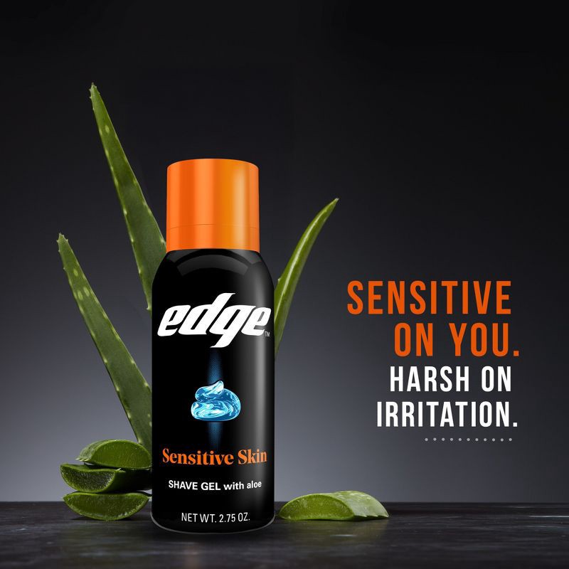 slide 5 of 9, Edge Shave Gel Sensitive Skin - Trial Size - 2.75oz, 2.75 oz