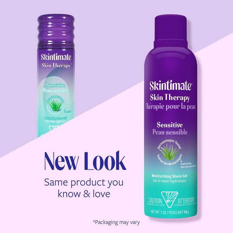 slide 6 of 6, Skintimate Skin Therapy Sensitive Skin Women's Shave Gel - 7oz, 7 oz