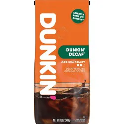 Dunkin' Donuts Dunkin' Dunkin' Decaf Medium Roast Ground Coffee - 12oz