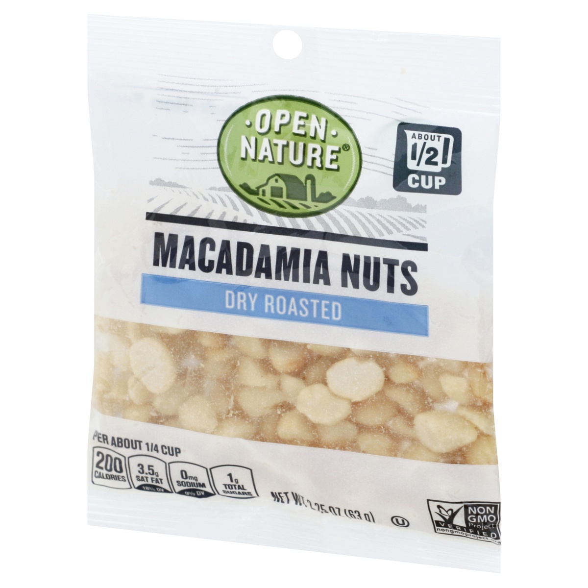 slide 3 of 9, Open Nature Macadamia Nuts Dry Roastd Choppd, 
