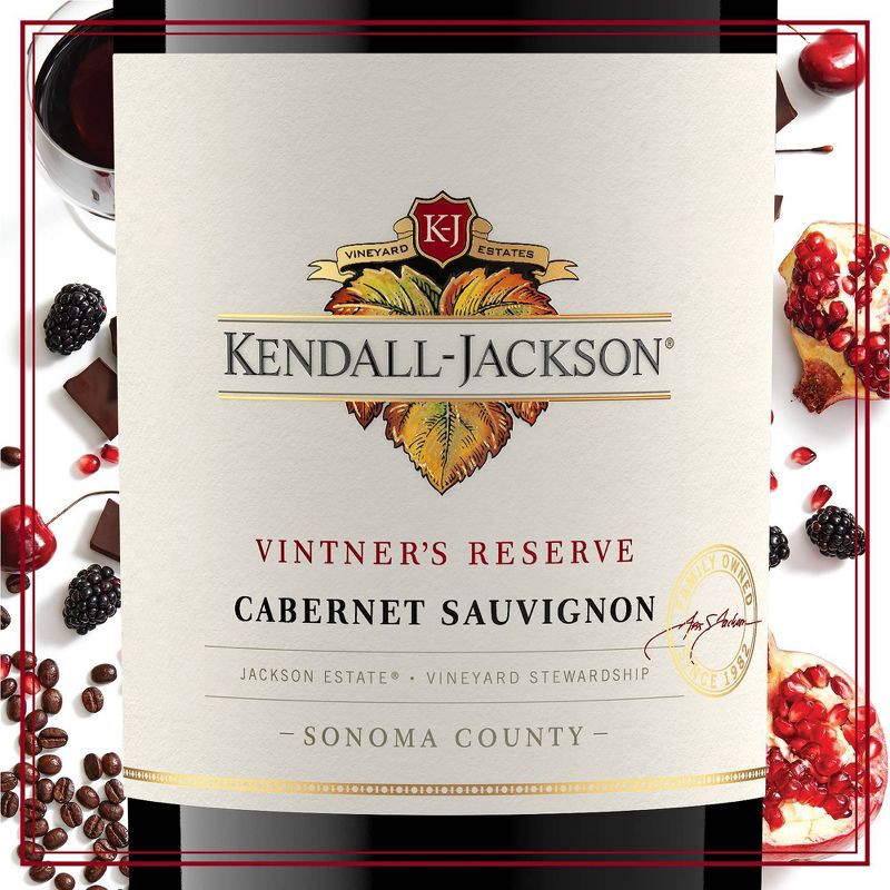 slide 2 of 16, Kendall-Jackson Vintner's Reserve Cabernet Sauvignon Red Wine - 750ml Bottle, 750 ml