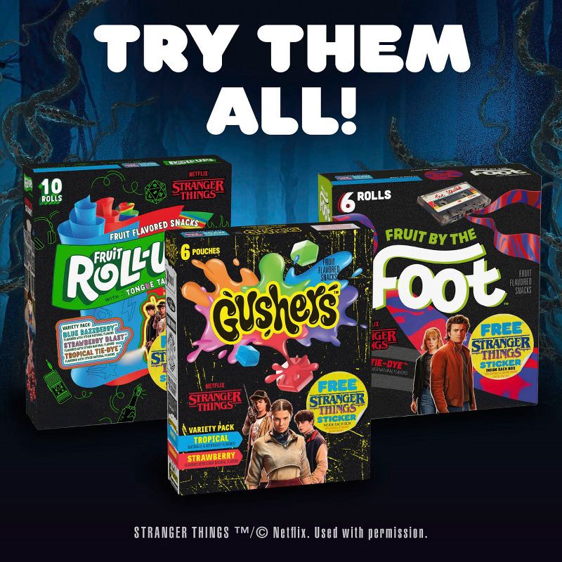 slide 7 of 7, Betty Crocker Fruit Roll-Ups Variety Fruit Flavored Snacks - 10ct/5oz, 10 ct; 5 oz