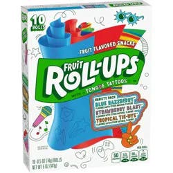 Betty Crocker Fruit Roll-Ups Variety Fruit Flavored Snacks - 10ct/5oz