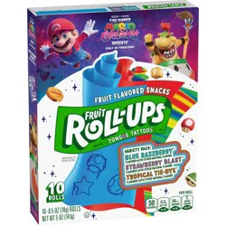 Betty Crocker Fruit Roll-Ups Variety Fruit Flavored Snacks - 10ct/5oz