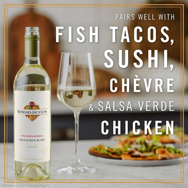 slide 4 of 14, Kendall-Jackson Vintner's Reserve Sauvignon Blanc White Wine - 750ml Bottle, 750 ml