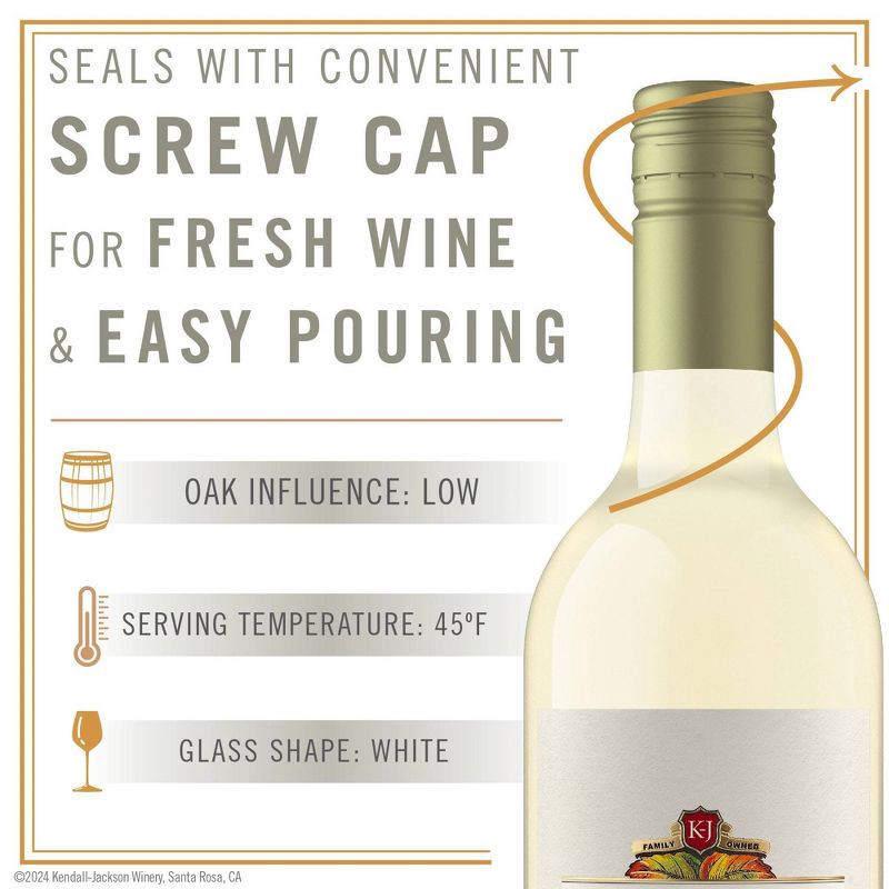 slide 5 of 14, Kendall-Jackson Vintner's Reserve Sauvignon Blanc White Wine - 750ml Bottle, 750 ml