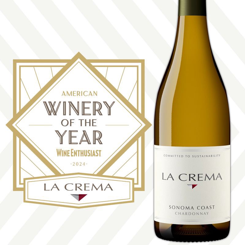 slide 3 of 9, La Crema Sonoma Coast Chardonnay White Wine - 750ml Bottle, 750 ml