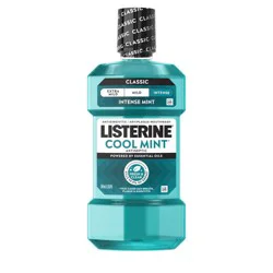 Listerine Antiseptic Intense Mouthwash for Bad Breath - Cool Mint - 500ml