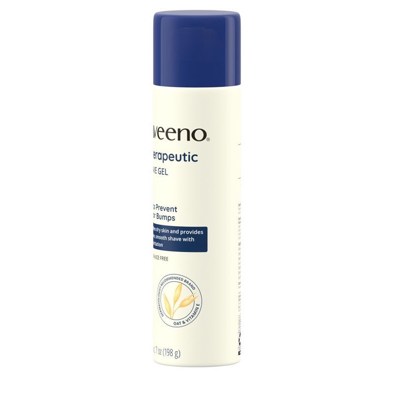 slide 4 of 10, Aveeno Therapeutic Shave Gel- 7oz, 7 oz