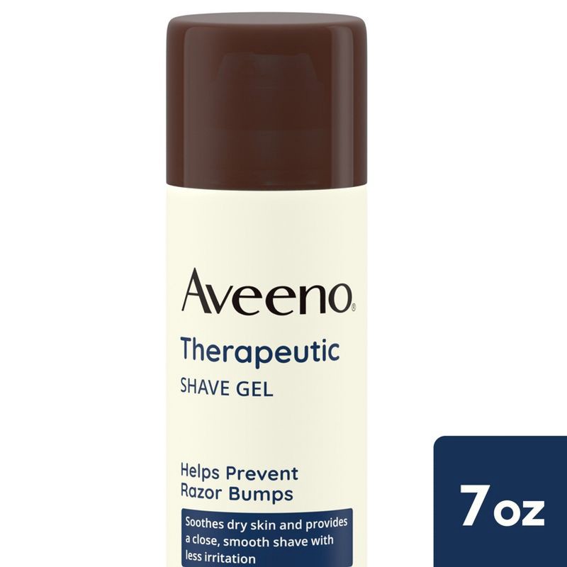 slide 1 of 12, Aveeno Therapeutic Shave Gel- 7oz, 7 oz