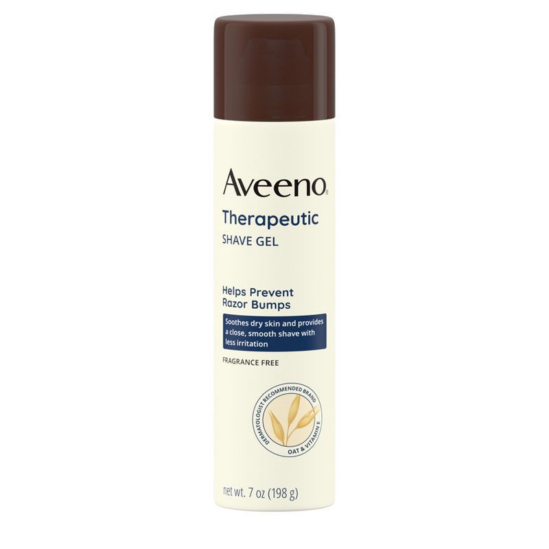 slide 8 of 12, Aveeno Therapeutic Shave Gel- 7oz, 7 oz