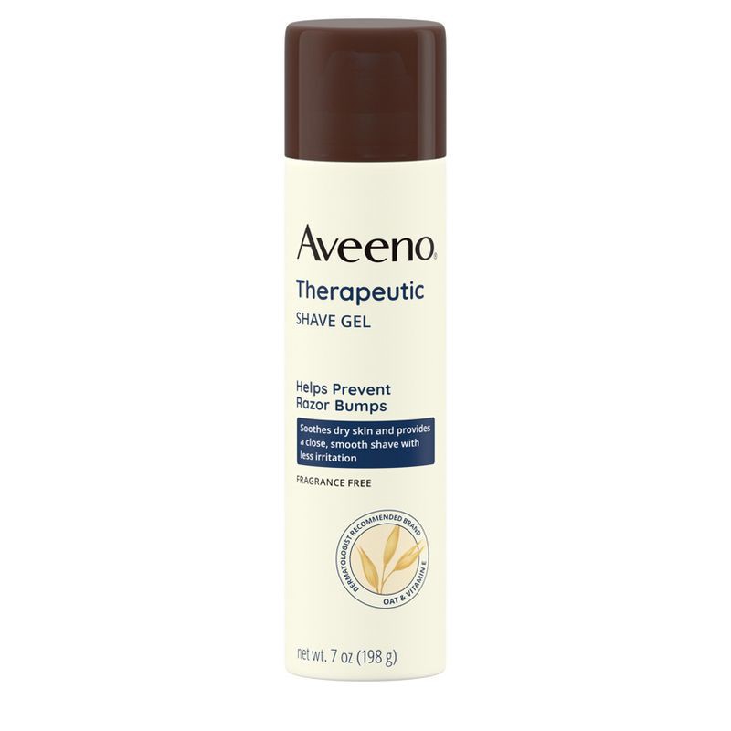 slide 9 of 10, Aveeno Therapeutic Shave Gel- 7oz, 7 oz