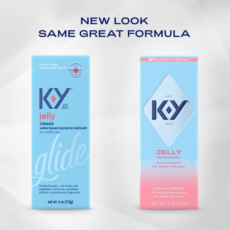 slide 9 of 11, K-Y Jelly Personal Water-Based Lube - 4oz, 4 oz