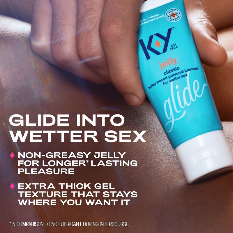 slide 11 of 11, K-Y Jelly Personal Water-Based Lube - 4oz, 4 oz