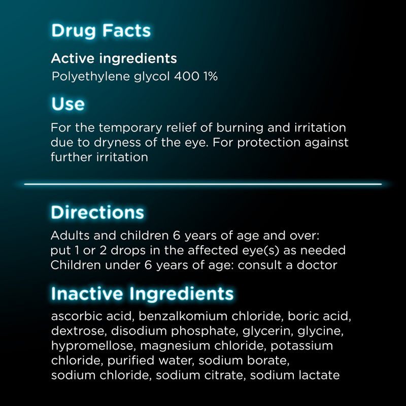 slide 7 of 10, Visine Dry Eye Relief Lubricating Eye Drops - 0.5 fl oz, 0.5 fl oz