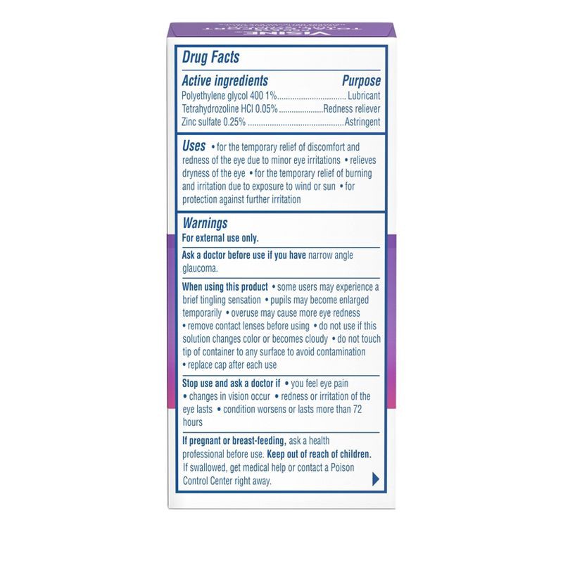 slide 2 of 6, Visine Totality Multi-Symptom Relief Red Eye Drops - 0.5 fl oz, 0.5 fl oz