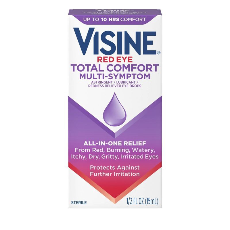 slide 1 of 6, Visine Totality Multi-Symptom Relief Red Eye Drops - 0.5 fl oz, 0.5 fl oz