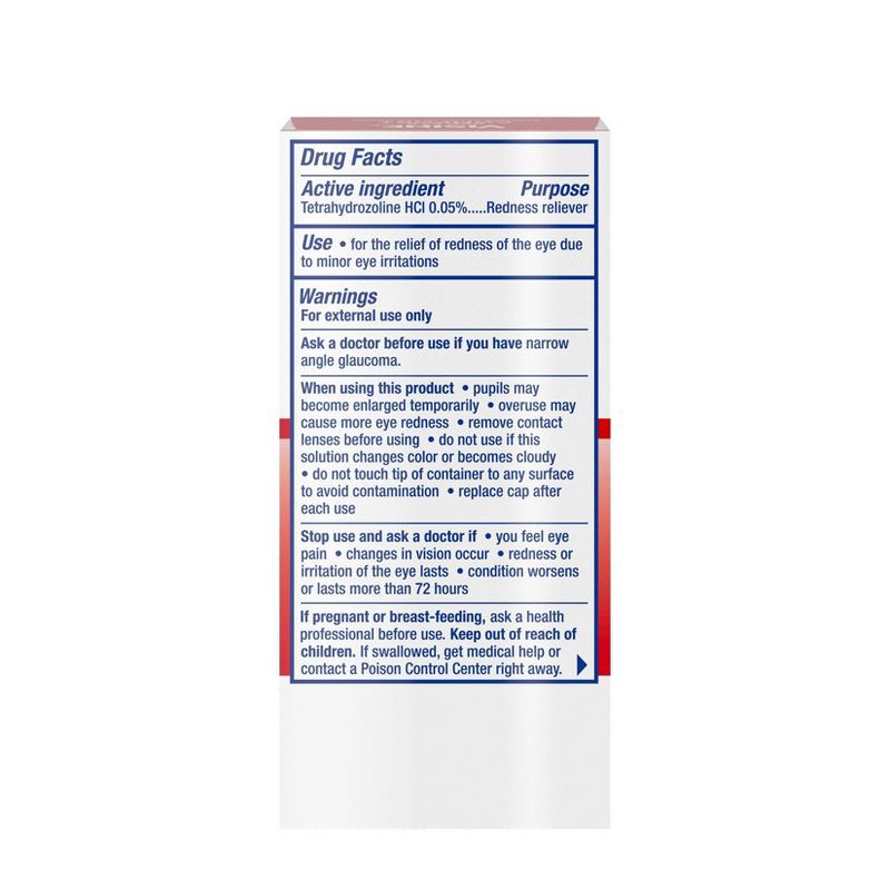 slide 2 of 6, Visine Redness Relief Original Sterile Tetrahydrozoline HCl Eye Drops - 0.65 fl oz, 0.65 fl oz