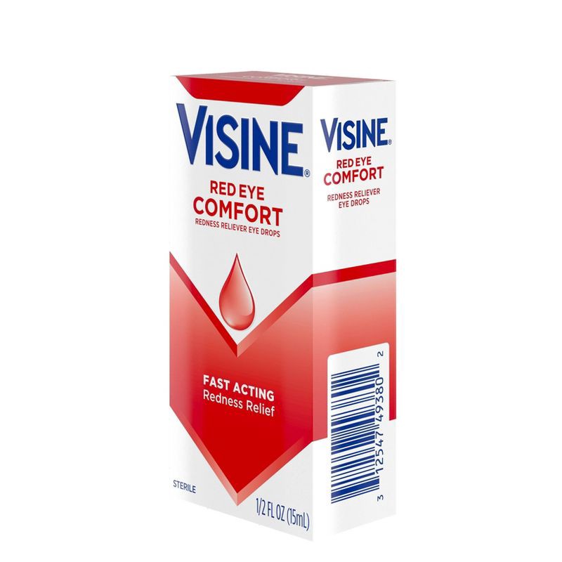 slide 4 of 6, Visine Redness Relief Original Sterile Tetrahydrozoline HCl Eye Drops - 0.65 fl oz, 0.65 fl oz