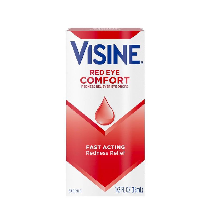 slide 1 of 6, Visine Redness Relief Original Sterile Tetrahydrozoline HCl Eye Drops - 0.65 fl oz, 0.65 fl oz