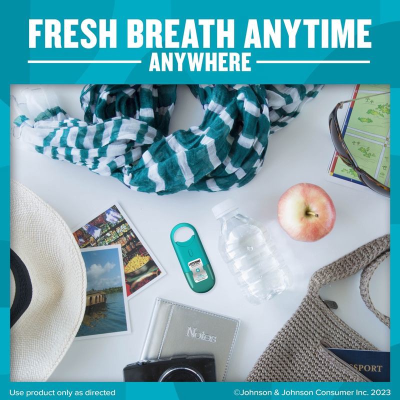 slide 7 of 8, Listerine Cool Mint Pocketmist Oral Care Mist to Get Rid of Bad Breath - 2pk, 2 ct