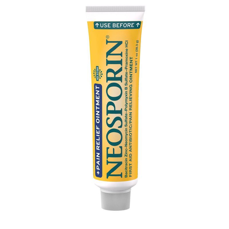 slide 2 of 7, Neosporin Plus Pain Relief Maximum Strength Antibiotic Ointment - 1oz, 1 oz