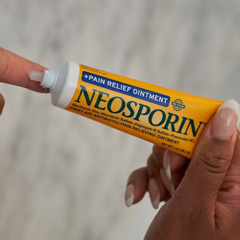 slide 4 of 7, Neosporin Plus Pain Relief Maximum Strength Antibiotic Ointment - 1oz, 1 oz