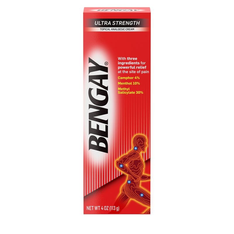 slide 1 of 8, Bengay Ultra Strength Pain Relieving Cream - 4oz, 4 oz