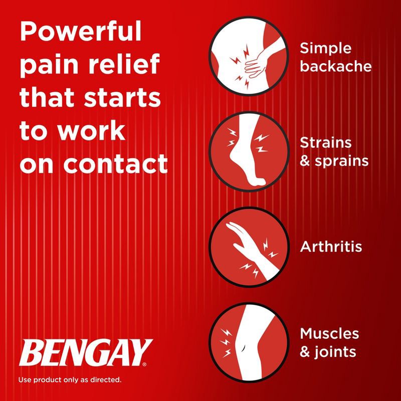 slide 4 of 8, Bengay Ultra Strength Pain Relieving Cream - 4oz, 4 oz