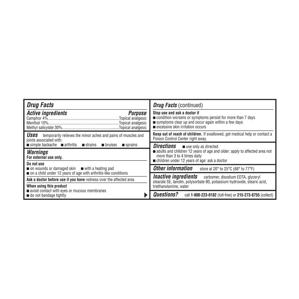 Ultra Strength Bengay Topical Pain Relief Cream, NonGreasy Topical