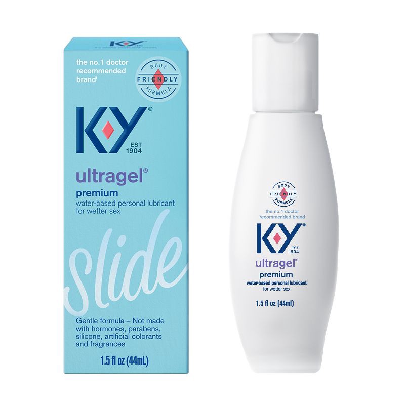 slide 1 of 9, K-Y Ultragel No Fragrance Added Personal Lube - 1.5 fl oz, 1.5 fl oz