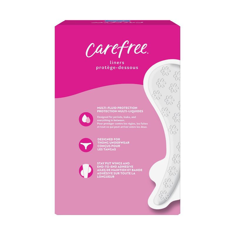 slide 2 of 8, Carefree Unwrapped Unscented Panty Liners - 49ct, 49 ct