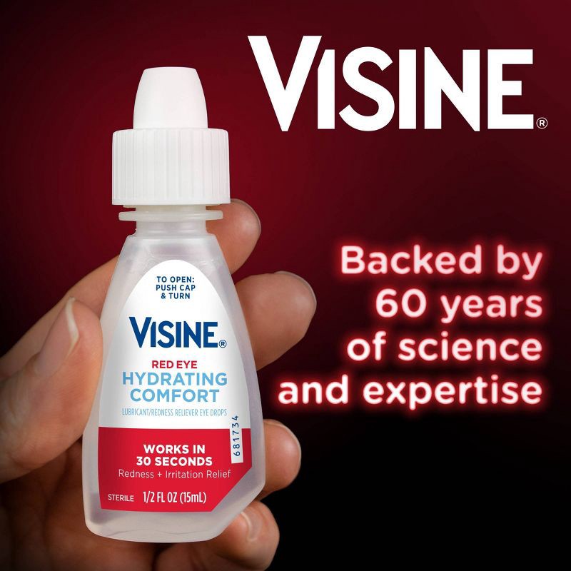 slide 3 of 8, Visine Advanced Redness + Irritation Relief Eye Drops - 0.5 fl oz, 0.5 fl oz